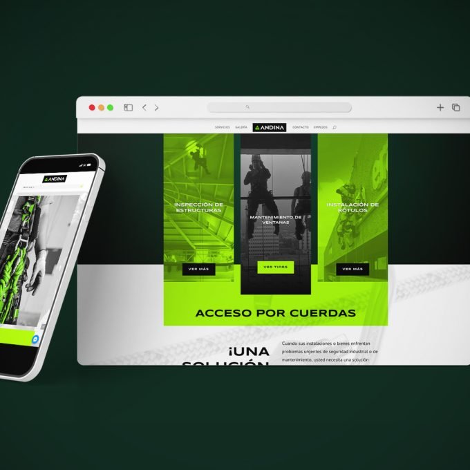 Diseño Web Andina Rope Access